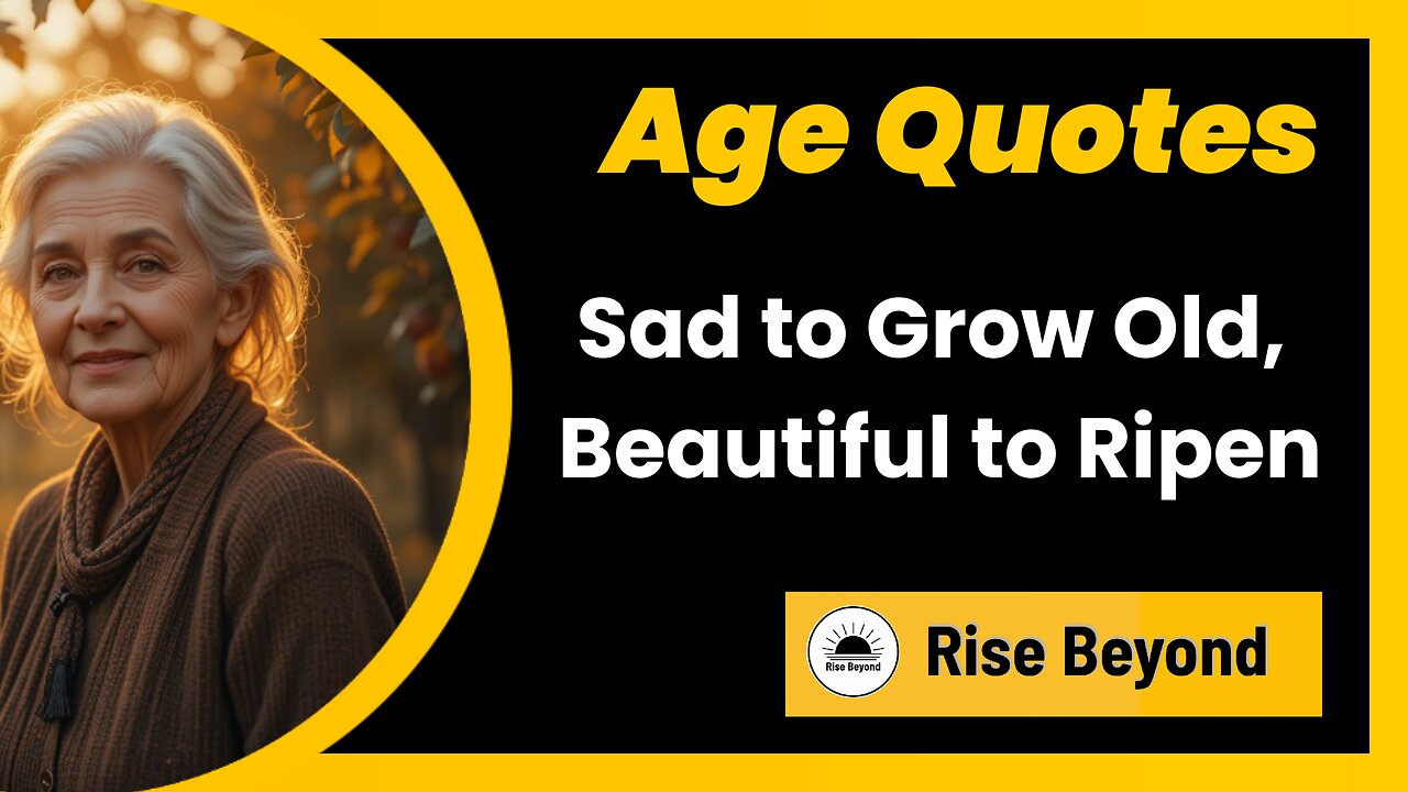 The Bittersweet Truth of Aging | Brigitte Bardot's Powerful Quote