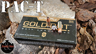 Ballistic Testing the 147 gr. Speer Gold Dot for 9mm Luger (with soft barrier)