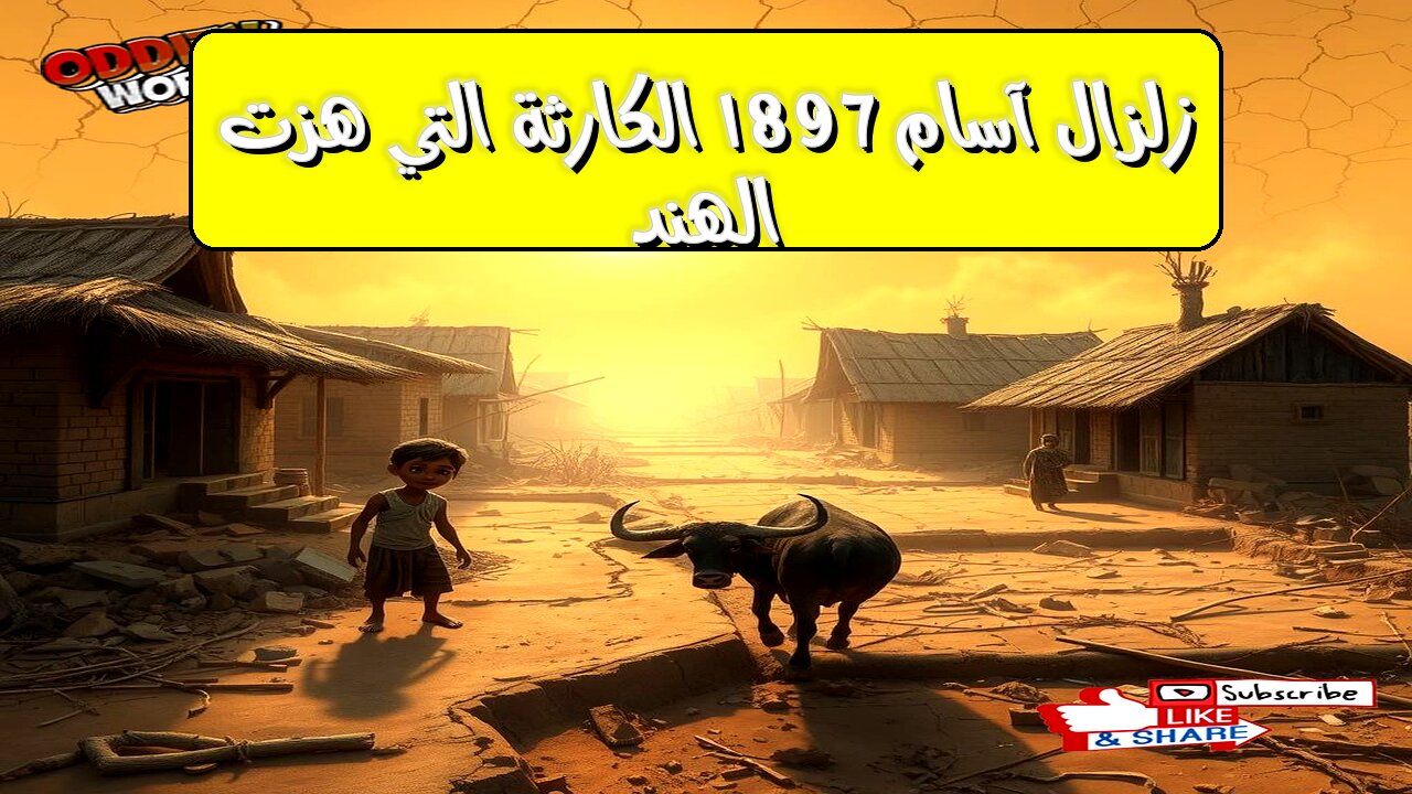 زلزال آسام 1897: الكارثة التي هزت الهند #زلازل #تاريخ #هند