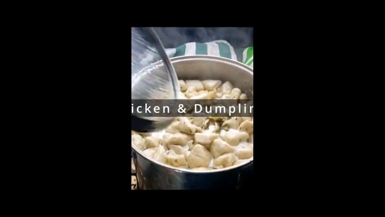 CHICKEN AND DUMPLINGS! Delicious Quick and Easy! Full Video in Description