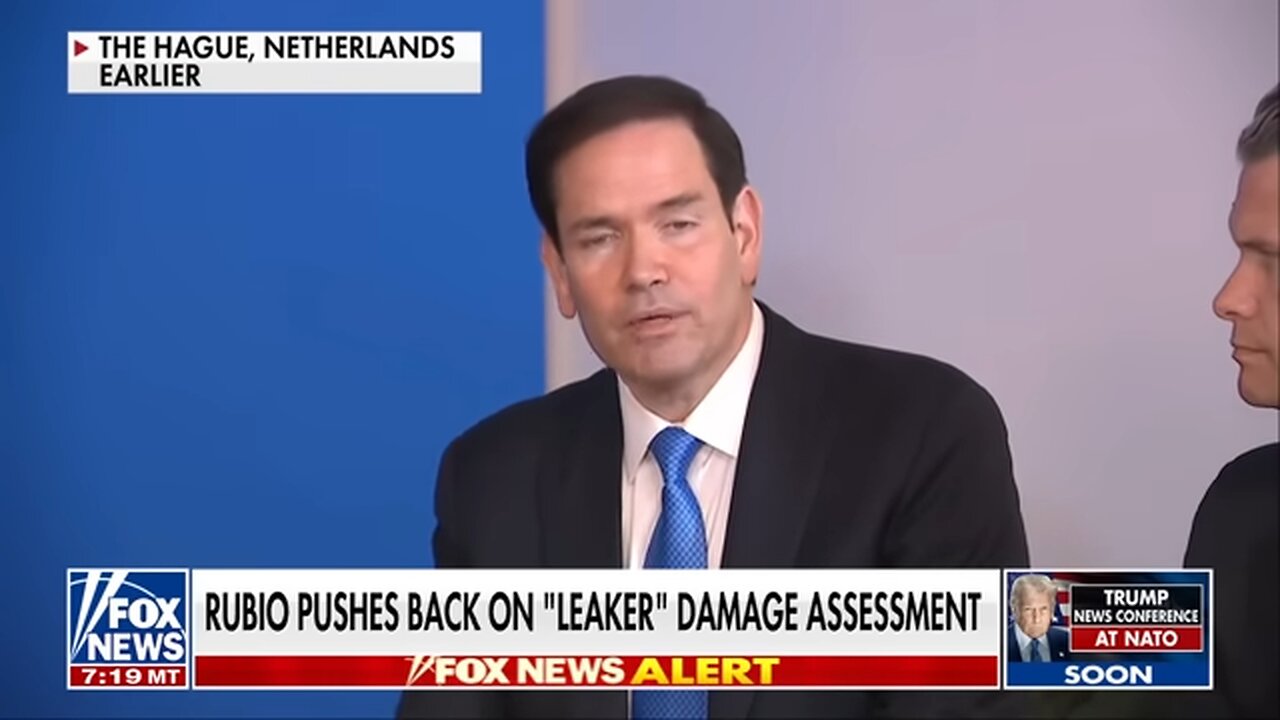 Rubio torches 'leakers' who claim Iran strikes failed