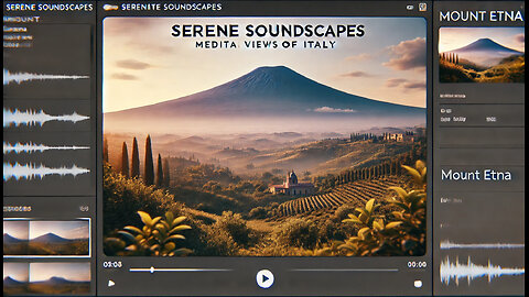 Serene Soundscapes: The Series | Meditative Views of Mount Etna