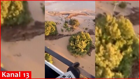 Search operations and clearance work in northeastern Spain after heavy rain and flooding