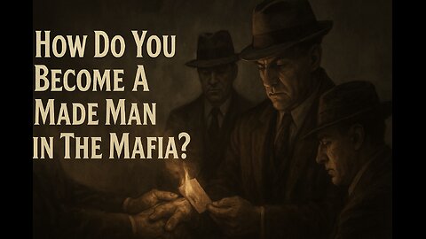 How Do You Become A Made Man in The Mafia?