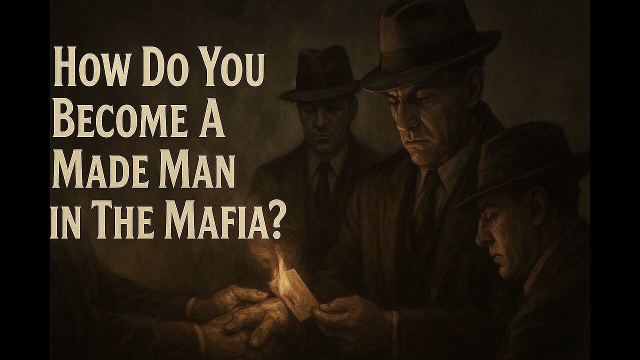 How Do You Become A Made Man in The Mafia?