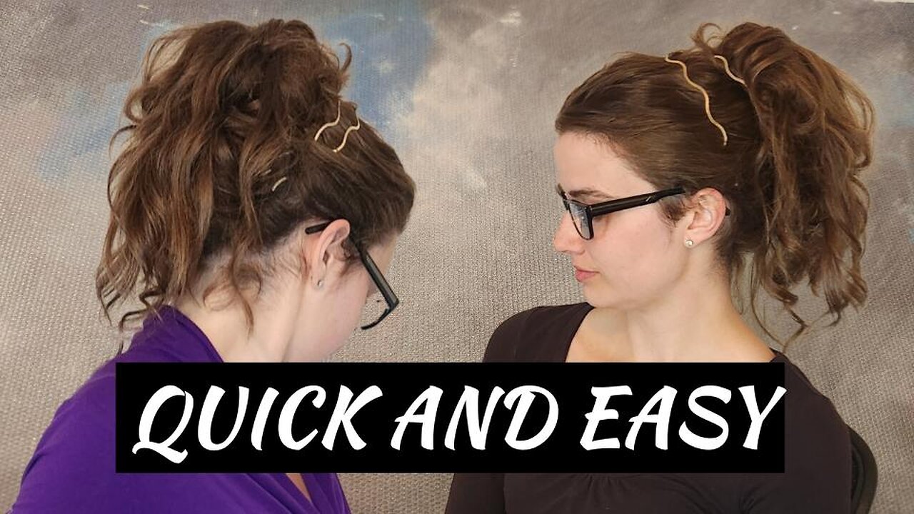 How to Do an Easy Updo - Hair Tutorial for Beginners
