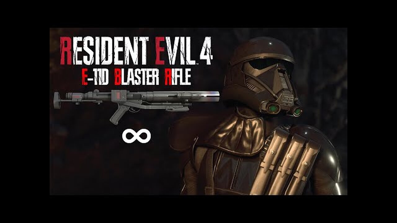Resident Evil 4 Remake - Infinite E-11D Blaster Rifle Only in Professional Full Gameplay