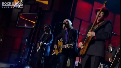 "While My Guitar Gently Weeps" with Prince, Tom Petty, Jeff Lynne and Steve Winwood