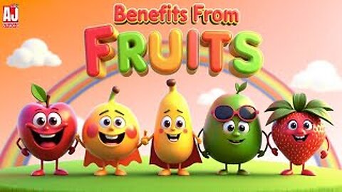 Benefits of Fruits 🍉🍇 | Healthy Eating Educational Cartoon Video for Kids😊