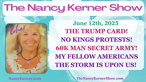 The Trump Card! No Kings Protests! 60K Man Secret Army! My Fellow Americans the Storm is Upon Us!