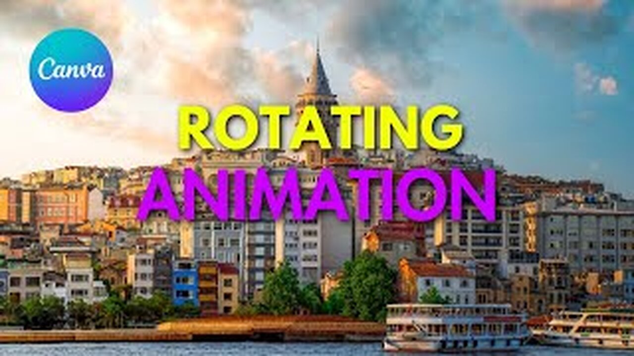 How To Create Rotating Animation in Canva l easy canva l Canva Tutorial (1)