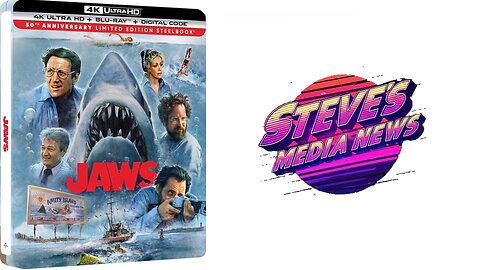 JAWS 50th Anniversary 4K Blu-ray Details| Steve's Media News