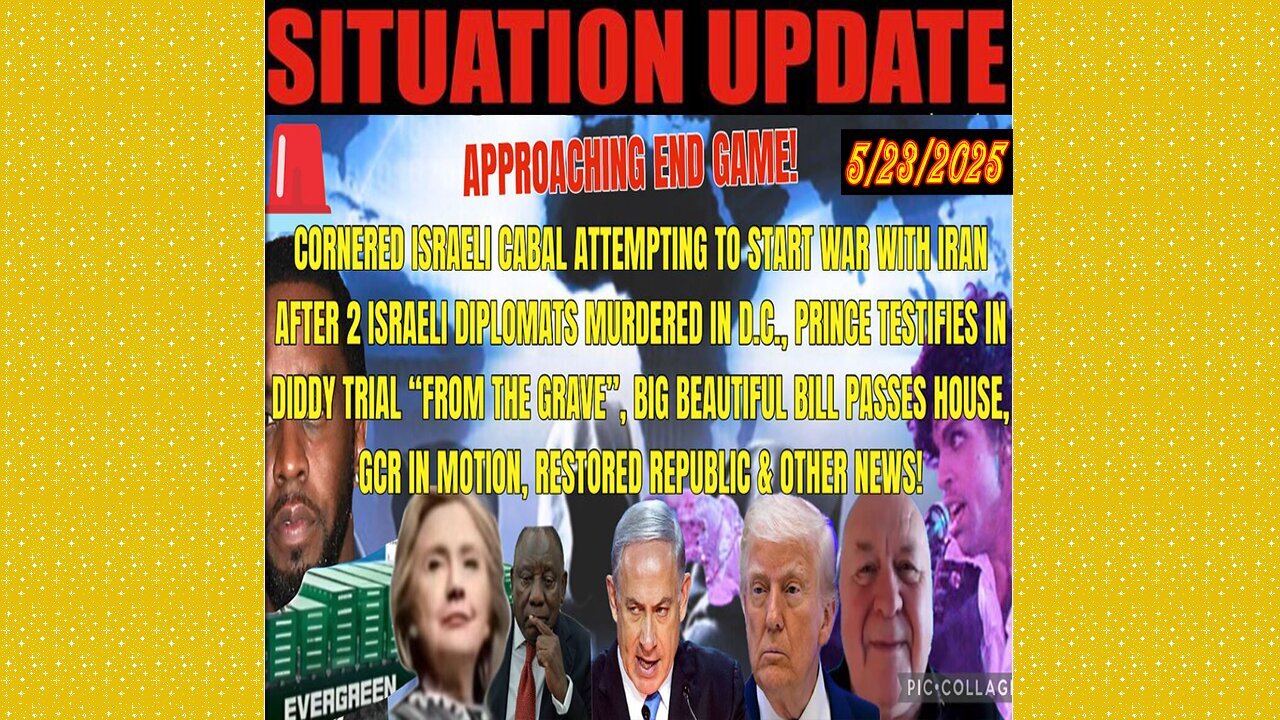 SITUATION UPDATE 5/23/25 - Prince Testifies In Diddy Trial, Big Beautiful Bill Passes House
