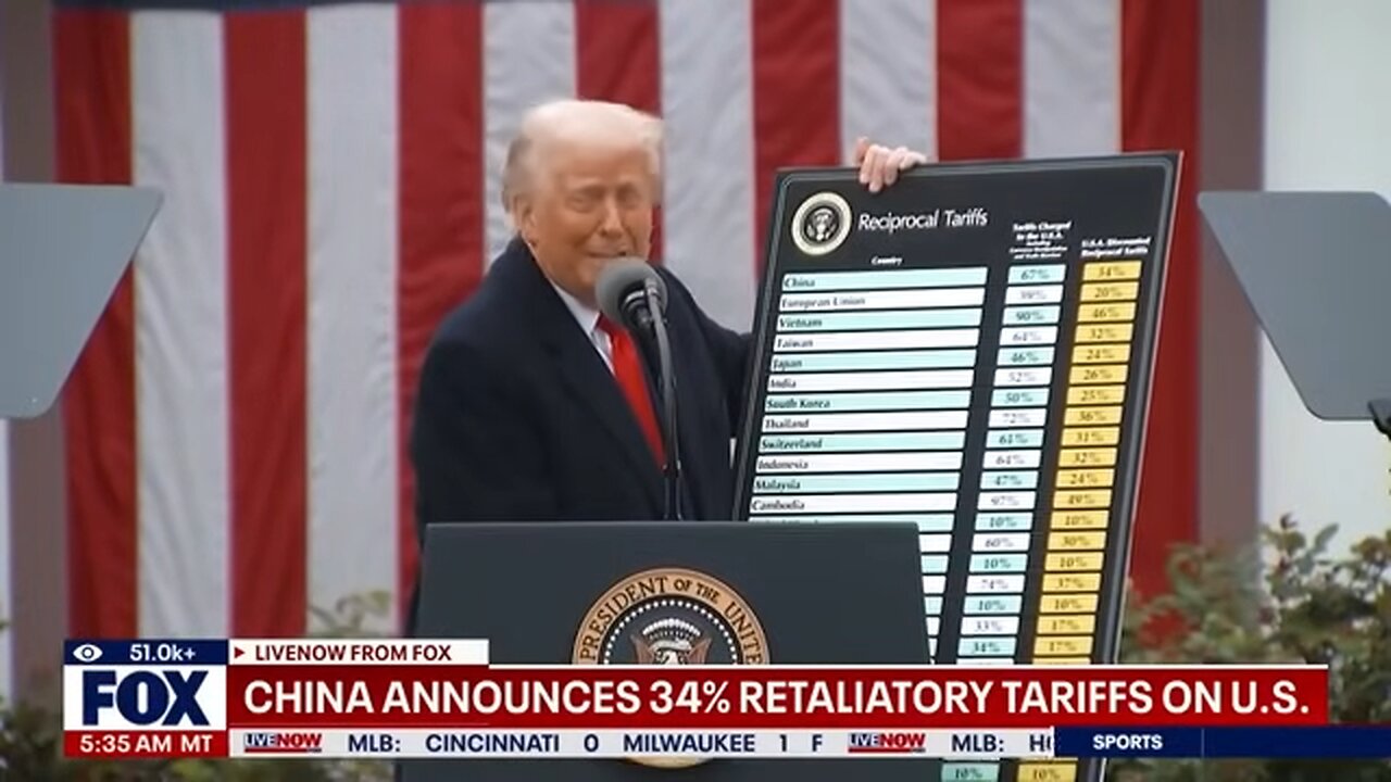 U.S tariffs: China announces 34% tariffs on the U.S beginning April 10