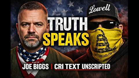 Cri Text Unscripted with Joe Biggs: Iraq War, Infowars, Proud Boys and January 6th | Episode 1