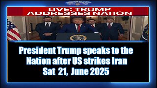 President Trump speaks to the nation after US strikes Iran copy