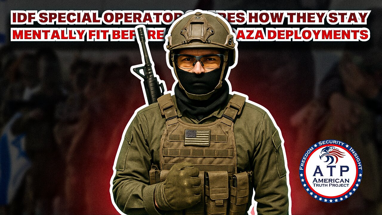 IDF SPECIAL OPERATOR SHARES HOW THEY STAY MENTALLY FIT BEFORE & AFTER GAZA DEPLOYMENTS