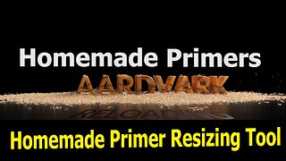 Homemade Primer Resizing Tool