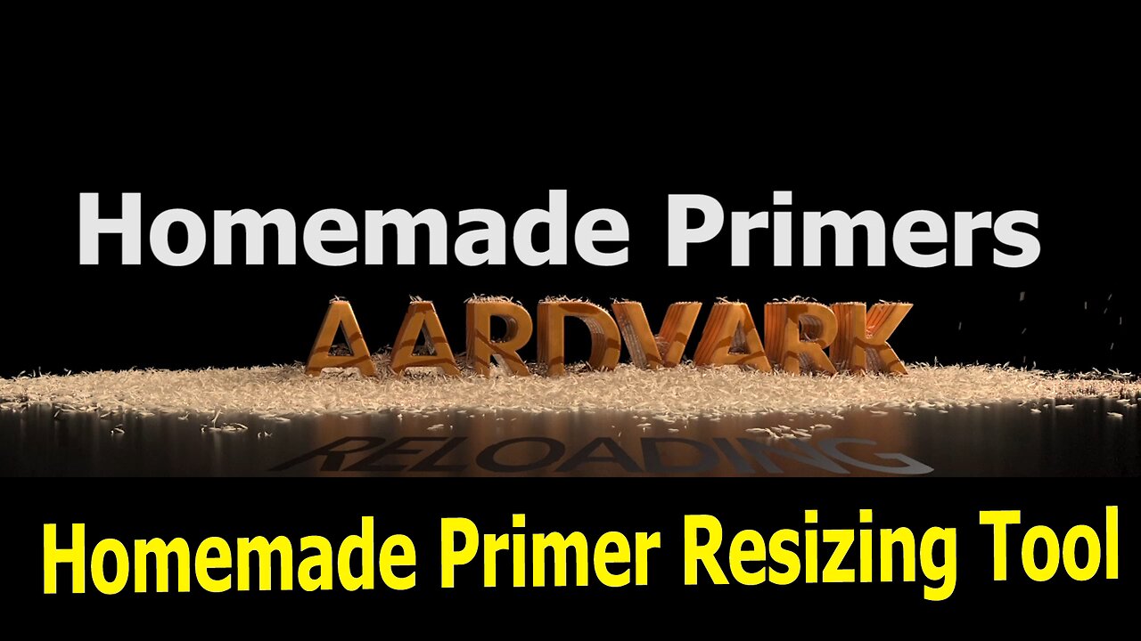 Homemade Primer Resizing Tool