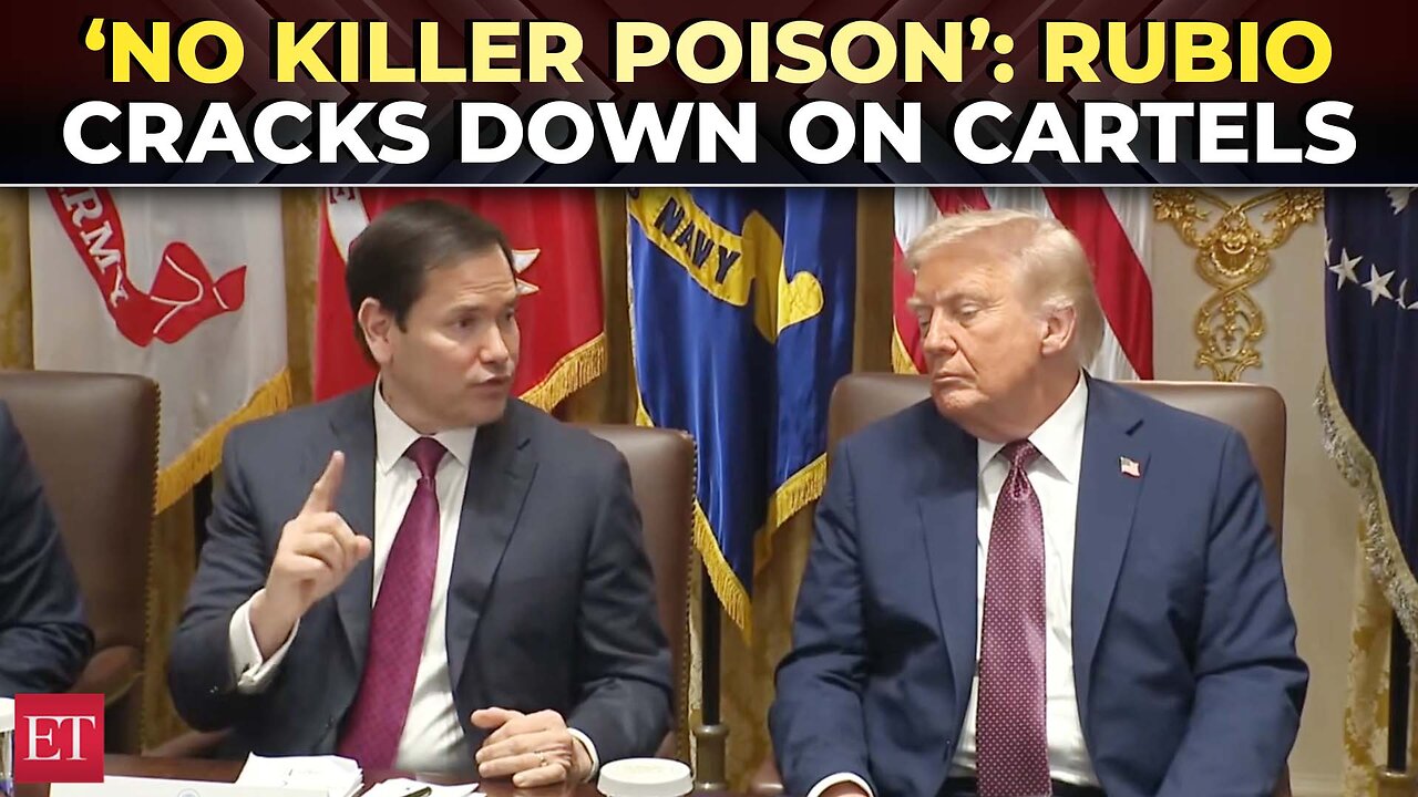 ‘For the first time, we are on offense against cartels’: Rubio marks historic drug crackdown