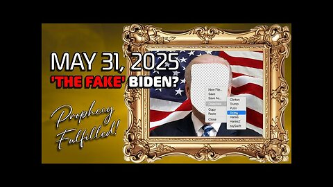 Bo Polny: A 'FAKE ' Joe Biden!? Exe*uted?! May 15 & 31, 2025 Bo Polny Trump Prophecies Fulfilled!!