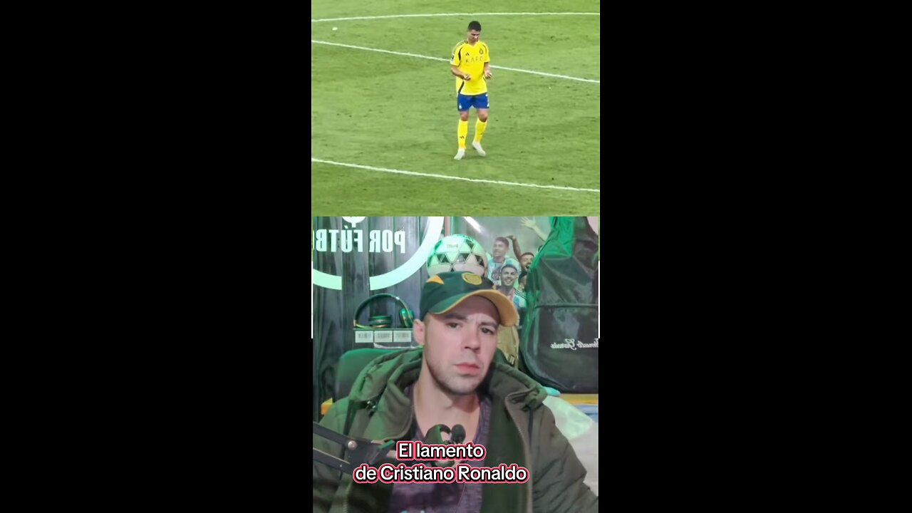 El lamento de Cristiano Ronaldo