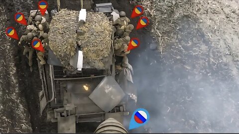 No Escape: Ukrainian Armored Convoy Crushed in Ruthless Drone Hunt