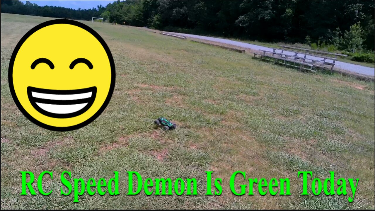 RC Speed Demon In A Field Part 3 (Green)