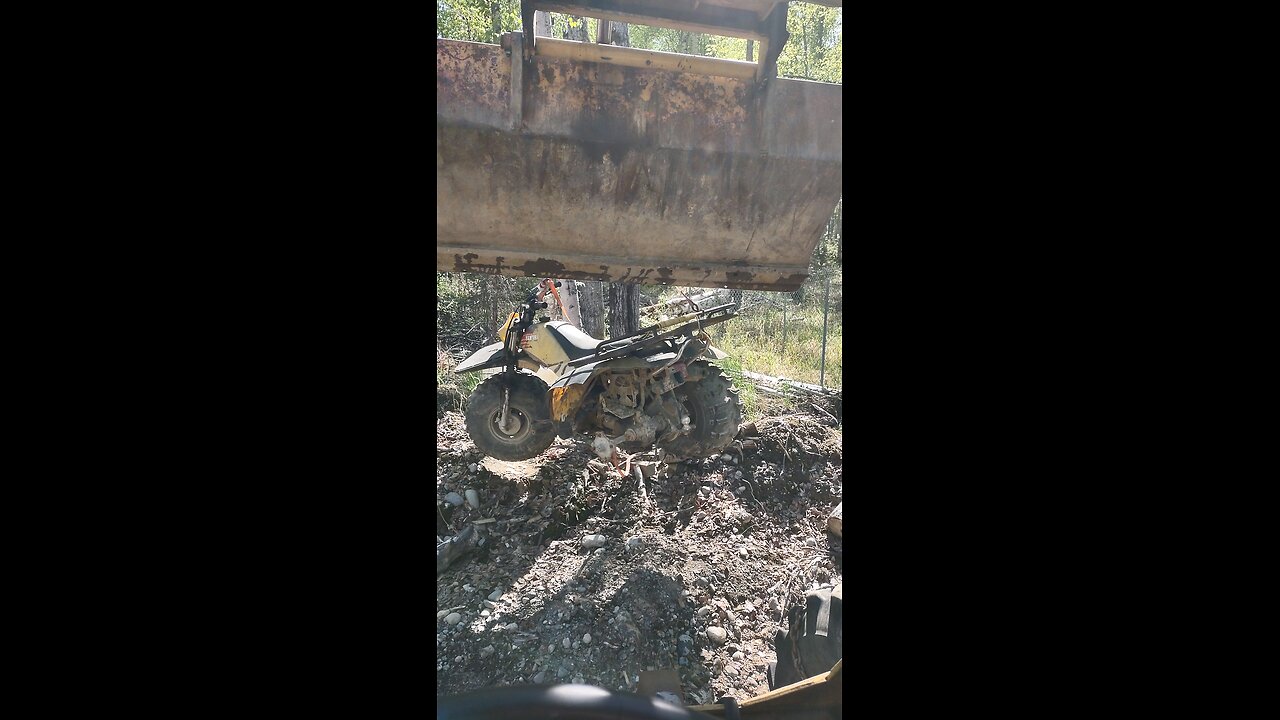 pulling out my old 3 wheeler to fix