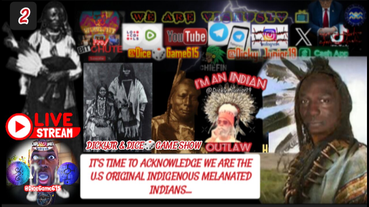 Its Time To Acknowledge We Are The U.S Original Indigenous Melanated Indians Of America #VishusTv 📺