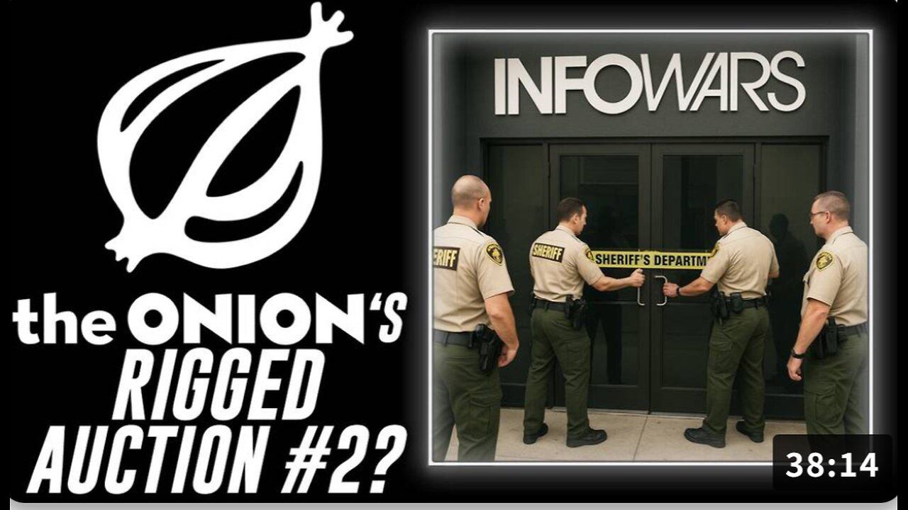 BREAKING: The Onion- Backed By Michael Bloomberg- Has Publicly Launched A New Plan To Take Over Alex Jones' Infowars After Their November 2024 Rigged Auction Failed!
