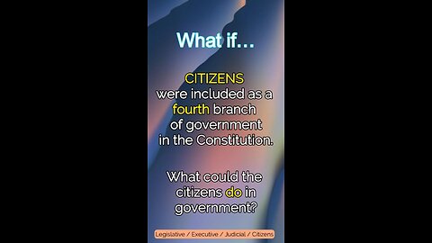 What Could Citizens Do