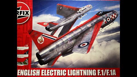 English Electric Lightning. 1/48 scale plastic model kit