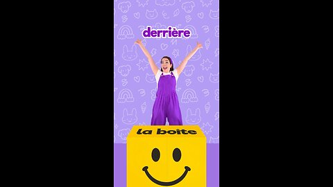 Positions in French - Spatial words #learning #kids #toddlers #beginner #education #preschool