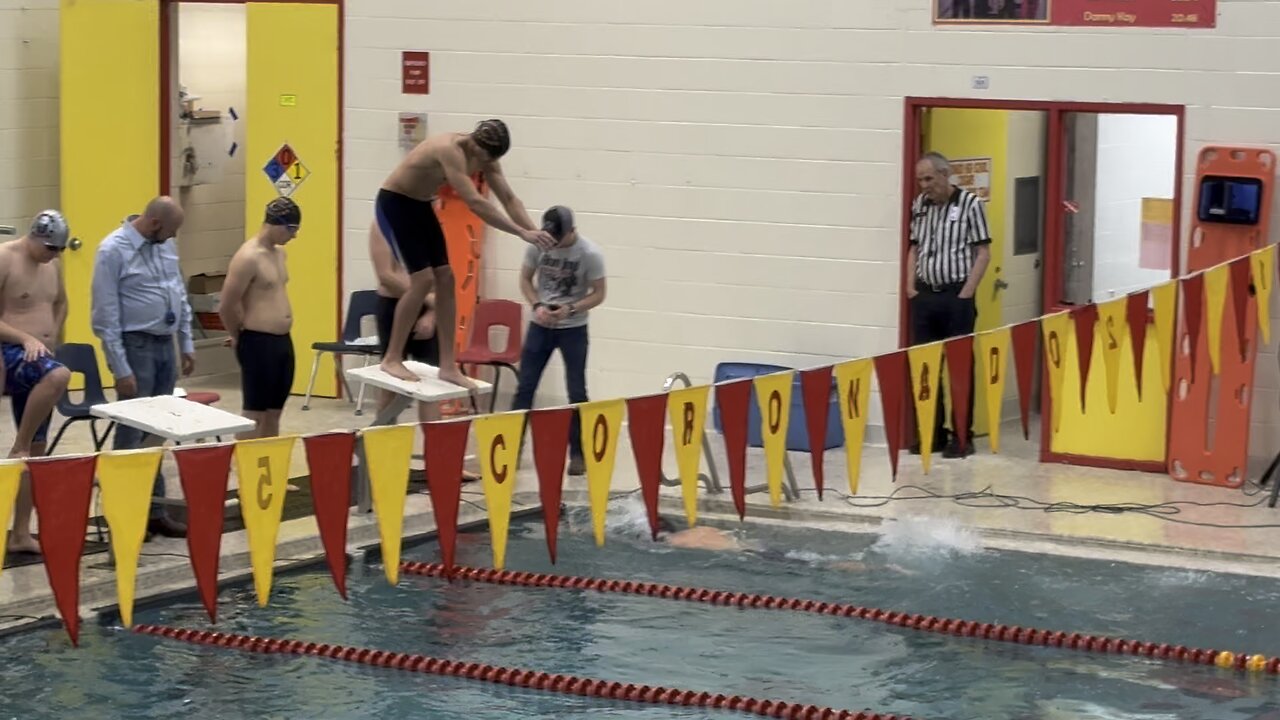 Wes 1st swim meet
