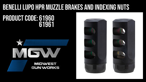 Benelli LUPO HPR Muzzle Brakes and Indexing Nut