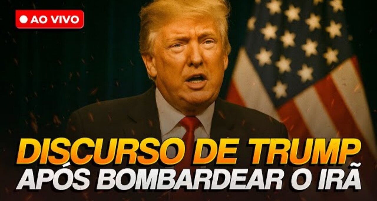🔥 Discurso de Donald Trump após bombardear bases nucleares do Irã (com tradução simultânea)
