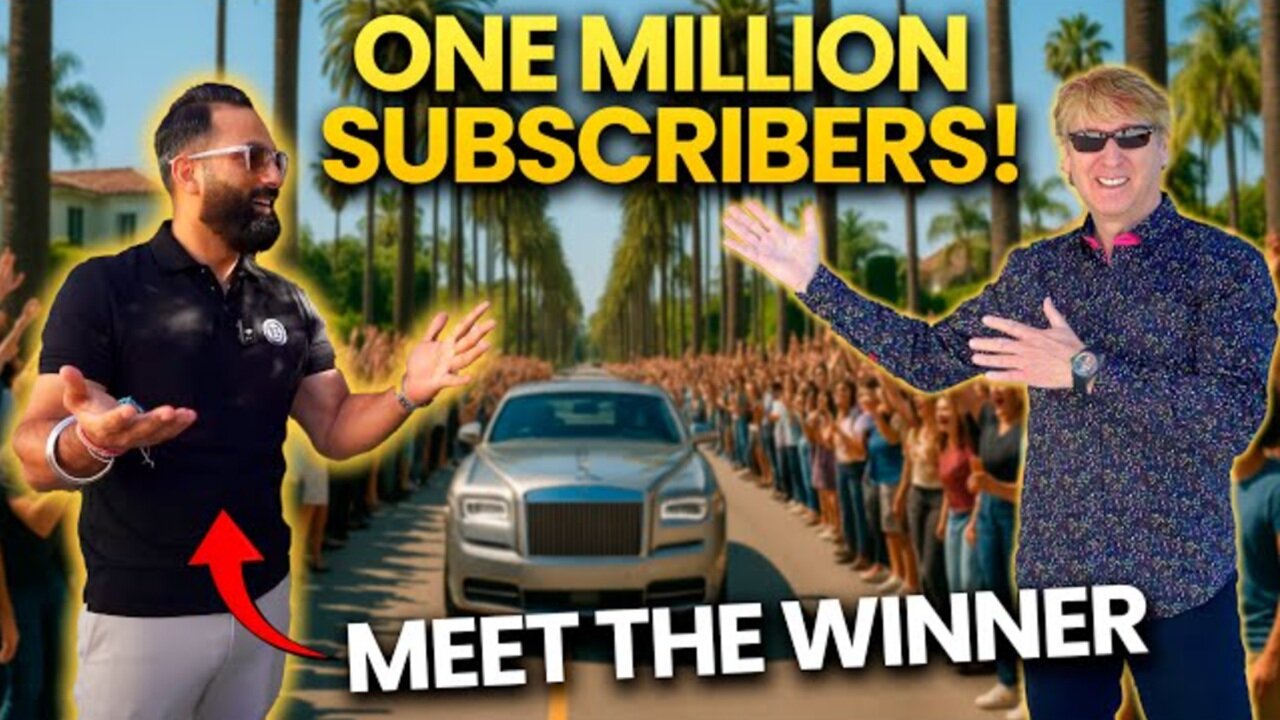 WE FINALLY FLEW HIM TO BEVERLY HILLS! MILLION SUBSCRIBER GIVEAWAY