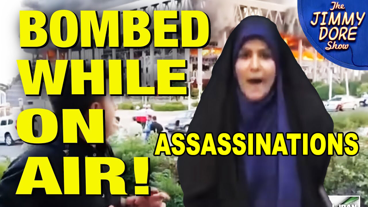 Israel Bombs Iranian TV Media While They Were ON AIR