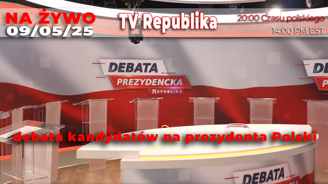 🔴 Live 09/05/25 | TV REPUBLIKA | Debata Prezydencka