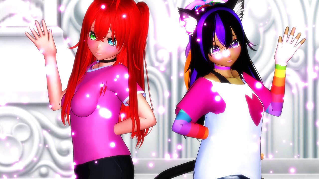 MMD Sweet Magic! [OC Moon and Sakura]!