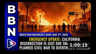 California insurrection is just one small part of a planned CIVIL WAR to overthrow America