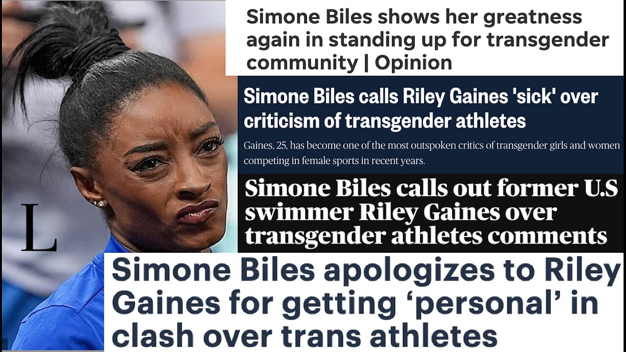 SIMONE BILES CATCHES L DEFENDING TRANS ATHLETES | MLBGTQ : RAINBOW BASEBALLS