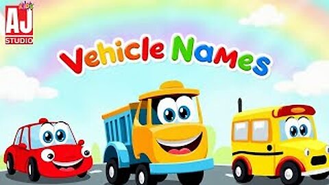 Vehicle Names for Kids😊