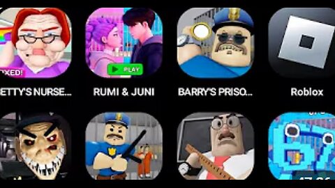 RUMI-JUNI PRISON, BARRY'S PRISON RUN, Roblox, PRISON BORRY