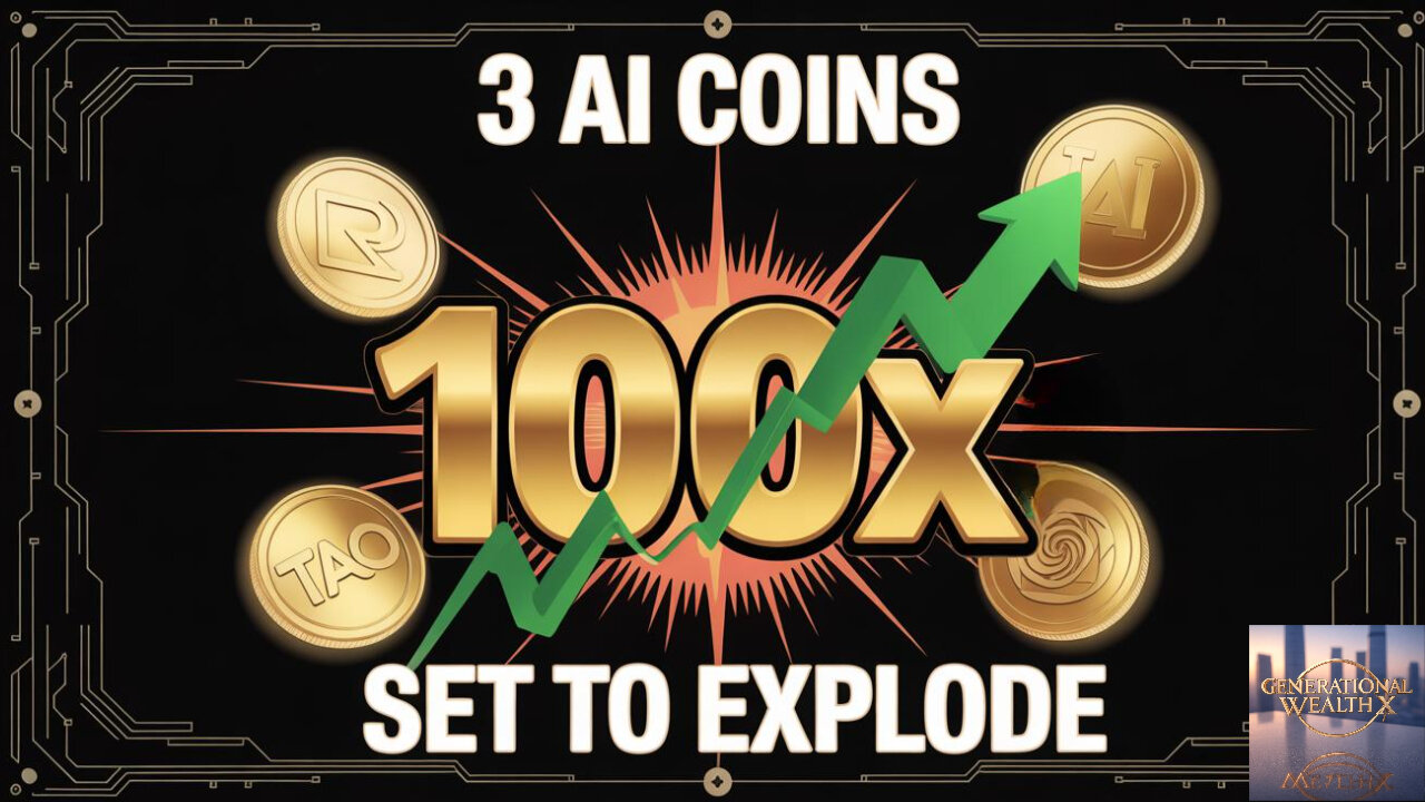 Unlock the next wave of generational wealth with 3 AI crypto coins that could explode 100X! 🚀