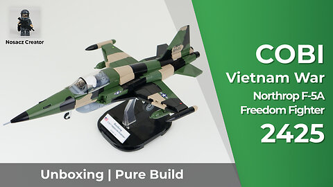 COBI Vietnam War | 2425 --- Northrop F-5A Freedom Fighter --- unboxing and pure build