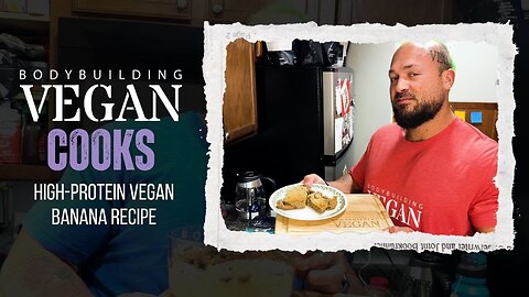 High-Protein Vegan Banana Recipe | Sweet Seitan Style | TheBodyBuildingVegan