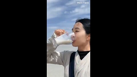 “दूध जैसी झील – चाइना का चमत्कार” | “Milk Lake – The Miracle of China” | #milk #lake #china #shorts