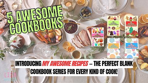 Organize Your Awesome Recipes! ~ Book Trailer